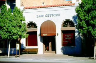 Law Offices - Richardson and Silverman, former site of Vienna Bakery, 423 S. Mill Ave.