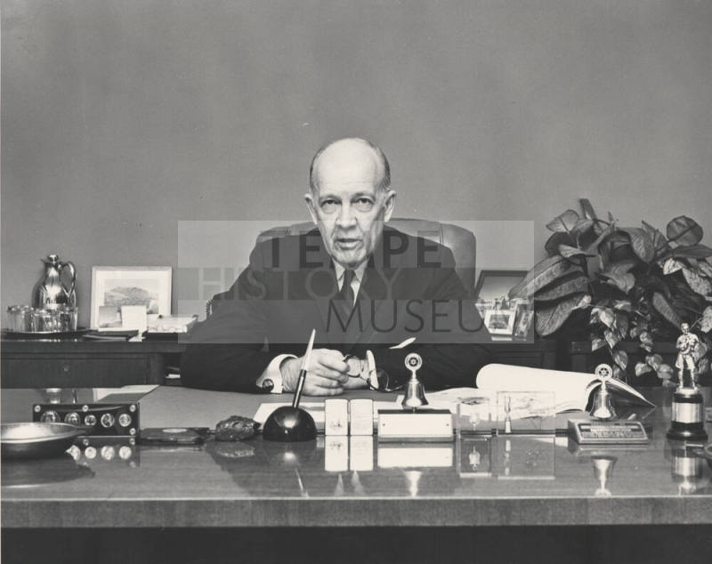 Howard Pyle Seated at Desk