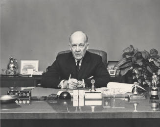 Howard Pyle Seated at Desk