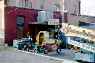 Alley East of Mill Ave., back of Ben's Scooters and Lawnmowers business.