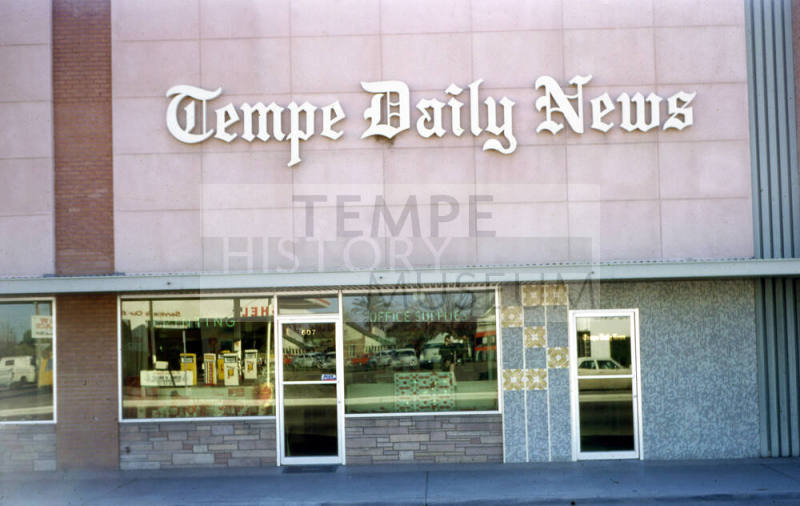 Tempe Daily News, 607 S. Mill Ave.