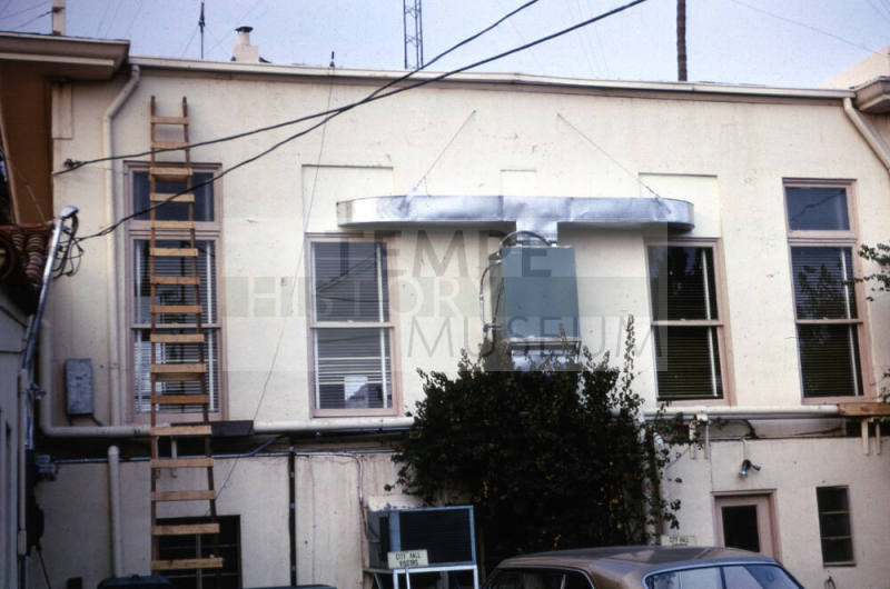 Rear of downtown Tempe building, unknown site address