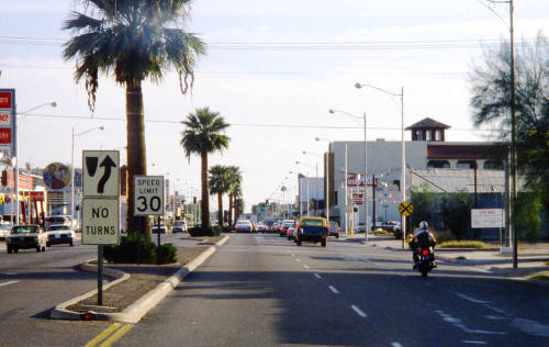 Street Scene, Mill Ave.