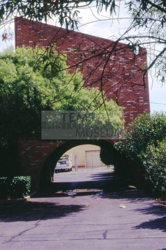 Brick arch, downtown Tempe