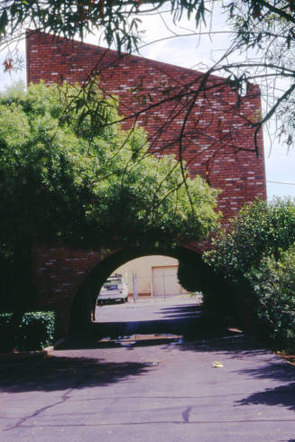 Brick arch, downtown Tempe