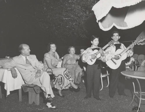 Howard and Lucile Pyle at Retail Trade Bureau Party