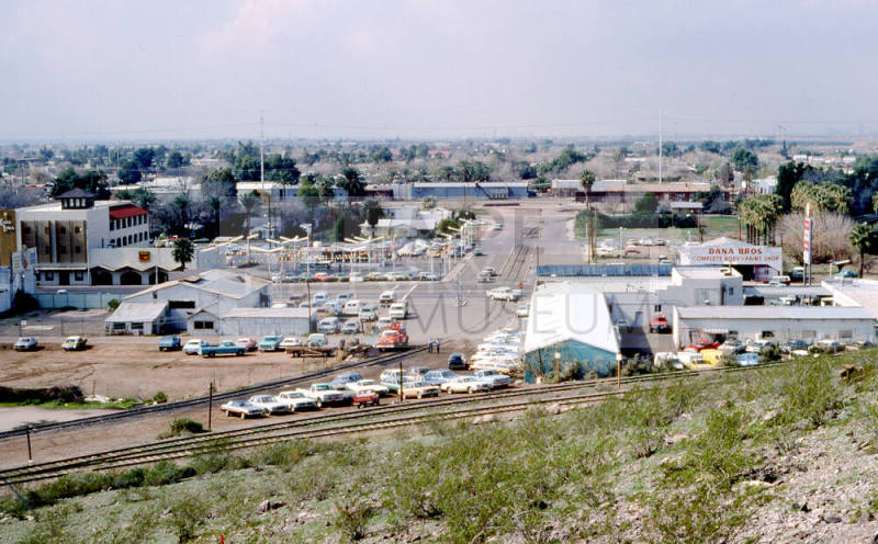 Mill Avenue and 3rd Street from Hayden Butte