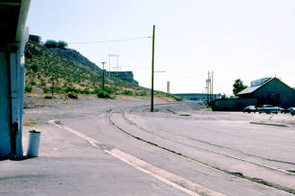 Train tracks on east 3rd Street