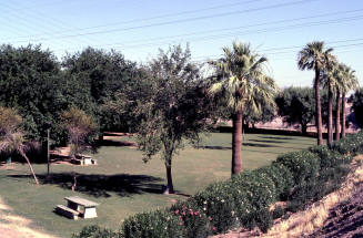 Picnic area at Tempe Beach Park, 55 W. 1st St.