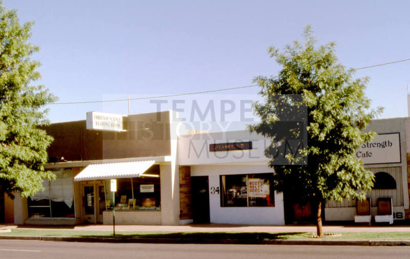 Businesses located at 30, 34 and 36 E. 5th St.