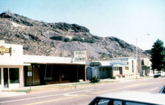 Businesses along North side of E. 5th St