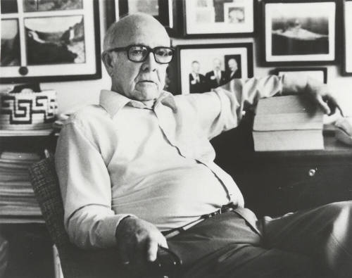 Howard Pyle Seated at His Desk in Tempe
