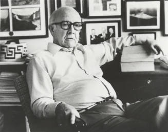 Howard Pyle Seated at His Desk in Tempe
