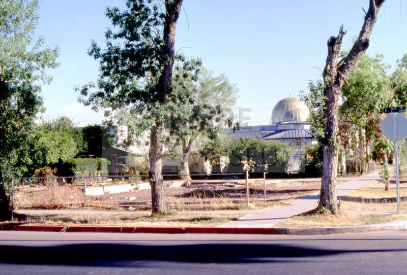 Back of Mosque, 131 E. 6th St.