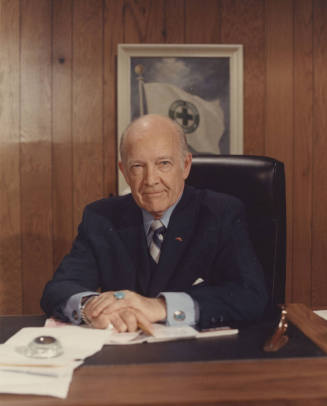 Howard Pyle Seated at Desk in D.C