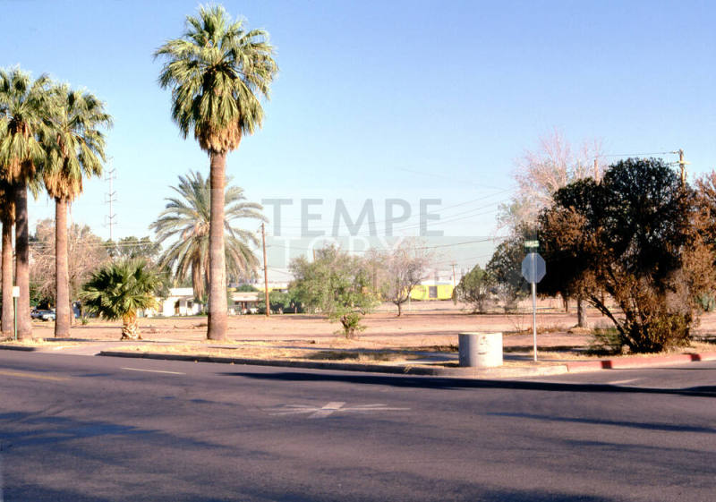 Northwest corner of 5th St. and Maple Ave.
