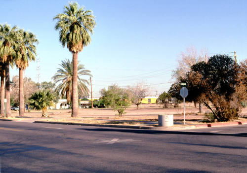 Northwest corner of 5th St. and Maple Ave.