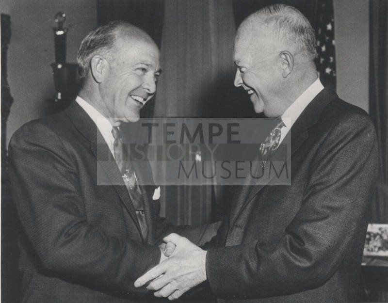 Howard Pyle and Dwight Eisenhower