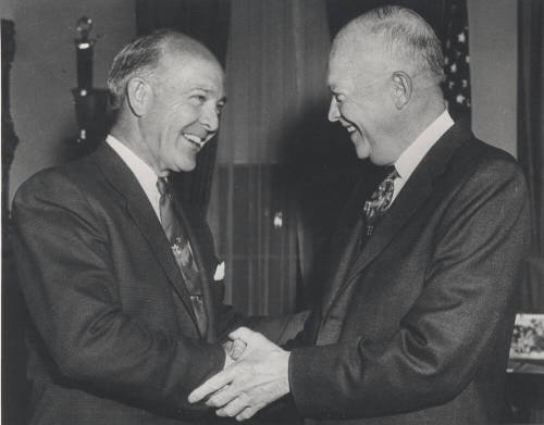 Howard Pyle and Dwight Eisenhower