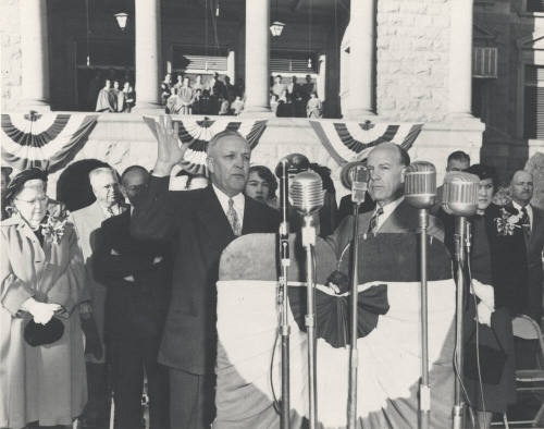 Howard Pyle Taking Oath of office