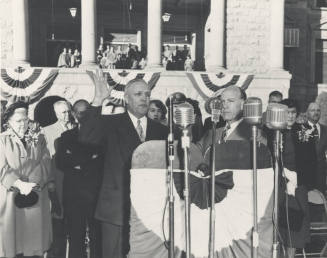 Howard Pyle Taking Oath of office