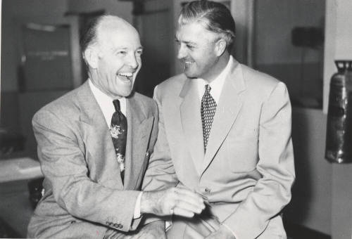 Howard Pyle and Wesley Bolin in Newsroom