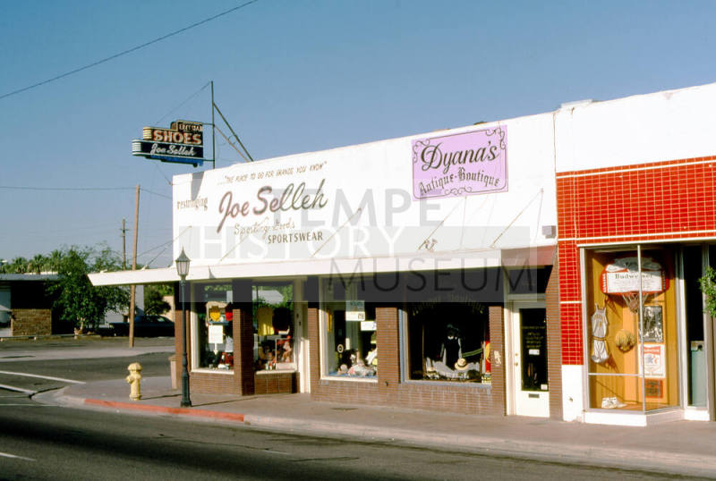 622-624 S. Mill Ave., Dyana's Antique Boutique, Joe Selleh Sports