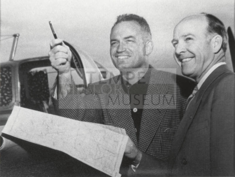Howard Pyle with Barry Goldwater