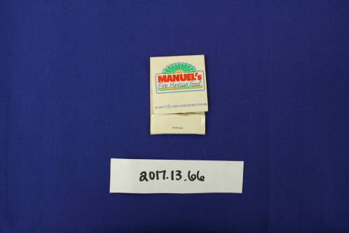 Matchbook, Manuel's Fine Mexican Food