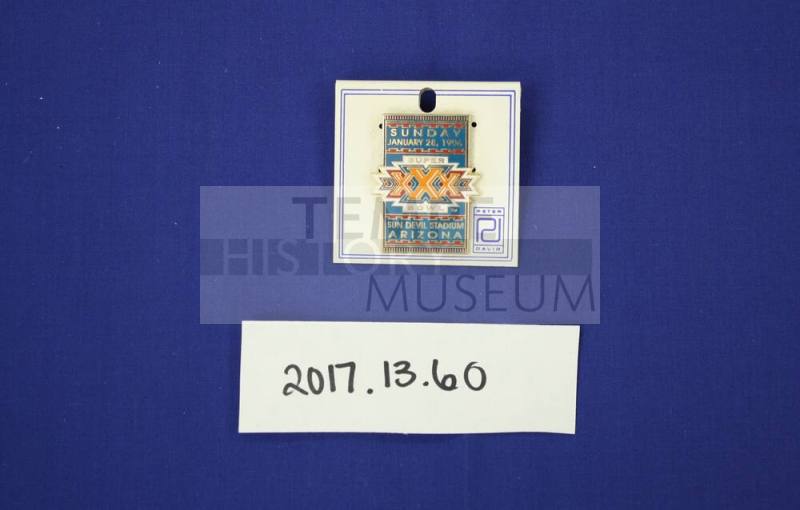 Pin, Super Bowl XXX, January 28, 1996