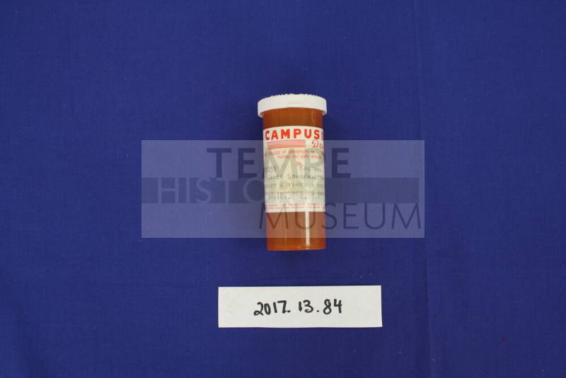 Prescription Bottle, Campus Drug