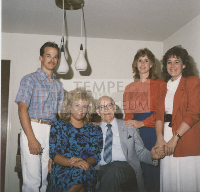 Howard Pyle and Family at Birthday Party