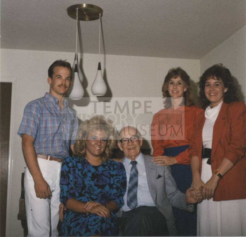 Howard Pyle and Family at Birthday Party