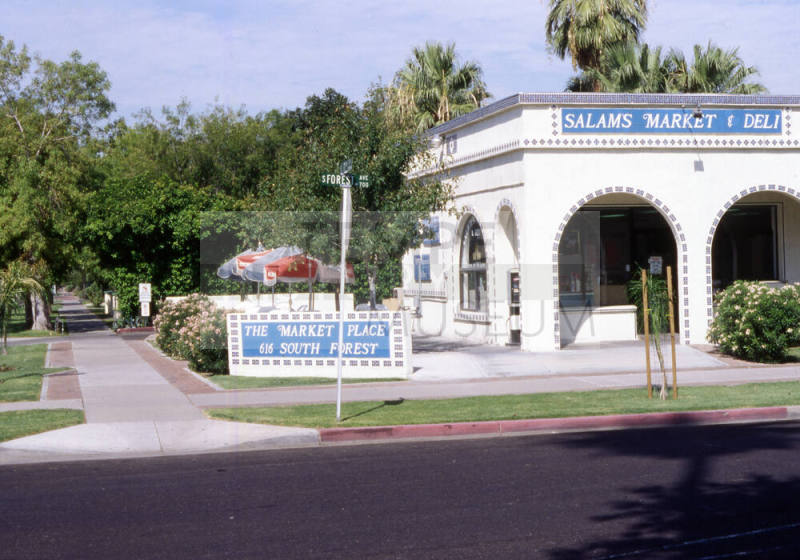 616 S. Forest, corner of Forest and 7th Street, Salams Market and Deli