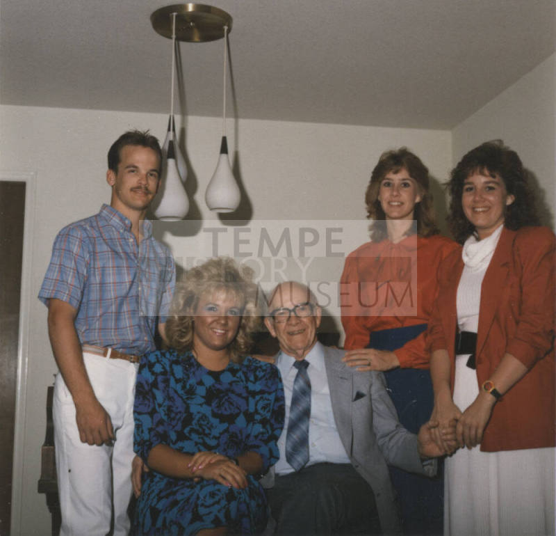 Howard Pyle and Family at Birthday Party