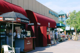 01 Block E. 6th Street - Tribune newsstand and Zio's expresso coffee shop
