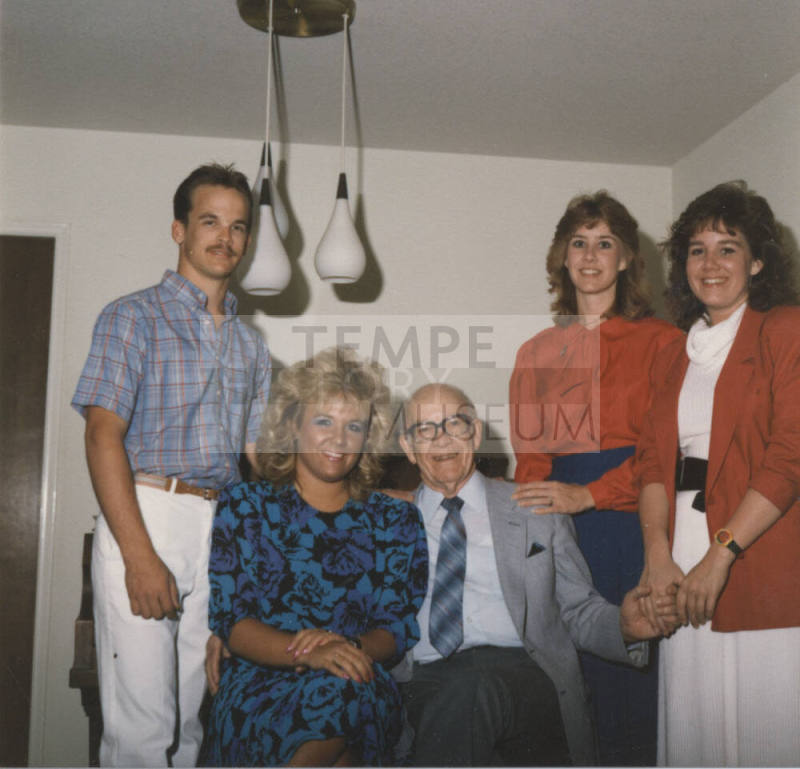 Howard Pyle and Family at Birthday Party
