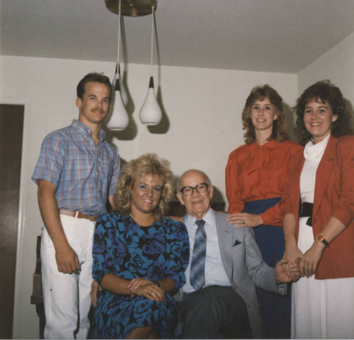 Howard Pyle and Family at Birthday Party
