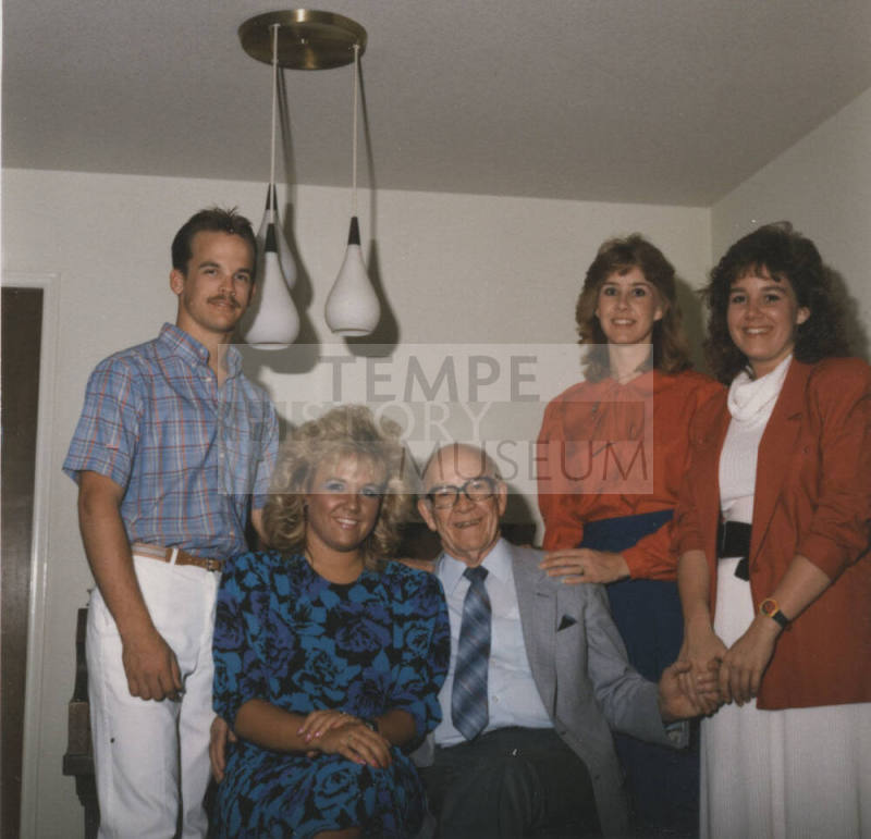 Howard Pyle and Family at Birthday Party