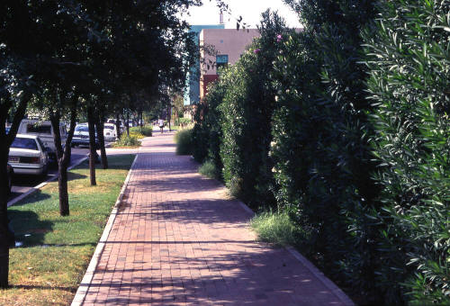 132 E. 6th Street - Sidewalk in front of a house