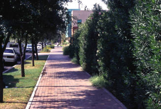 132 E. 6th Street - Sidewalk in front of a house