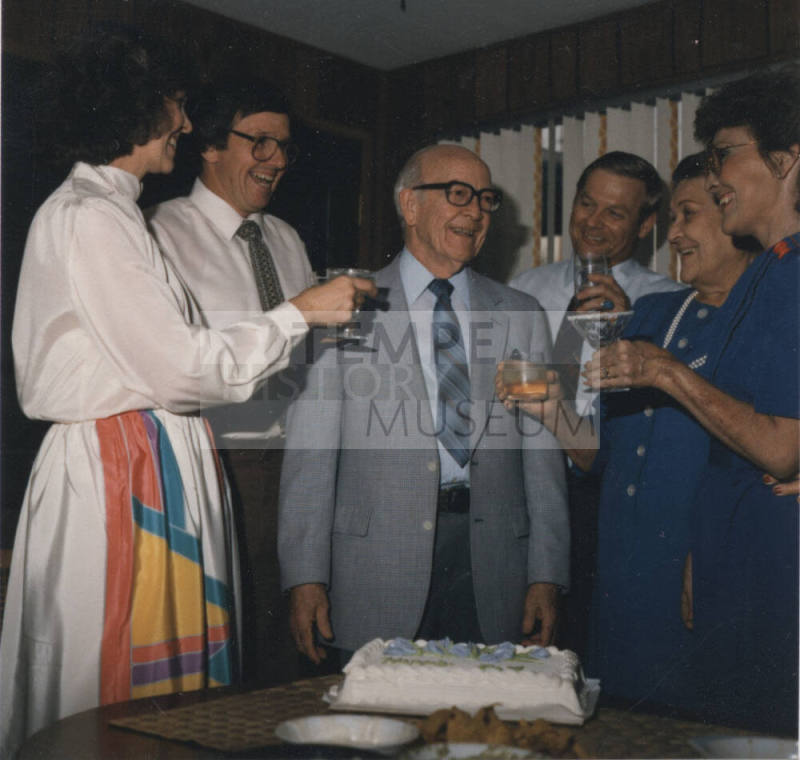 Family Toasting Howard Pyle at Party