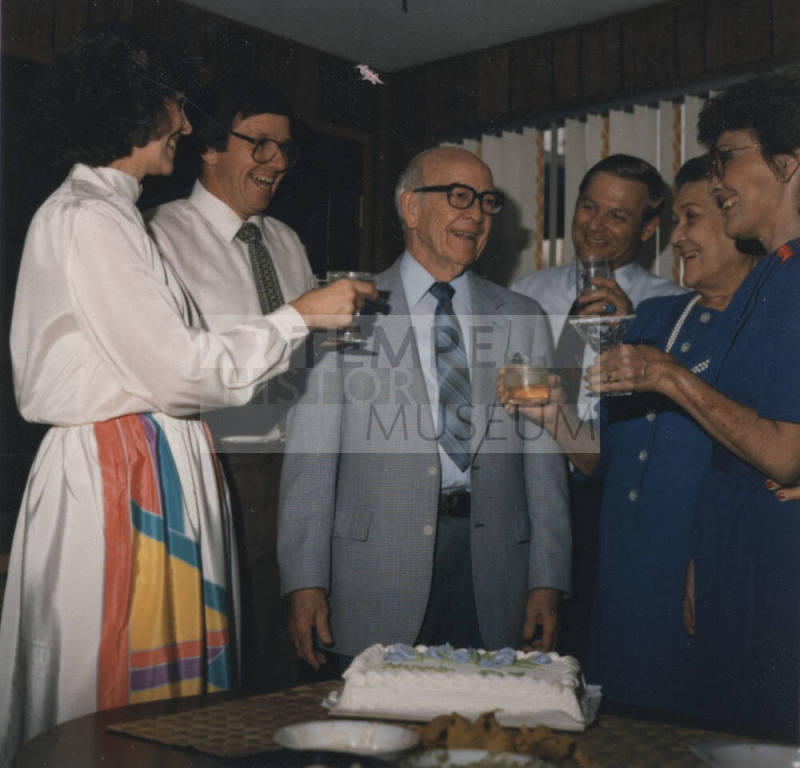 Family Toasting Howard Pyle at Party