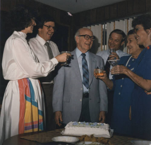 Family Toasting Howard Pyle at Party