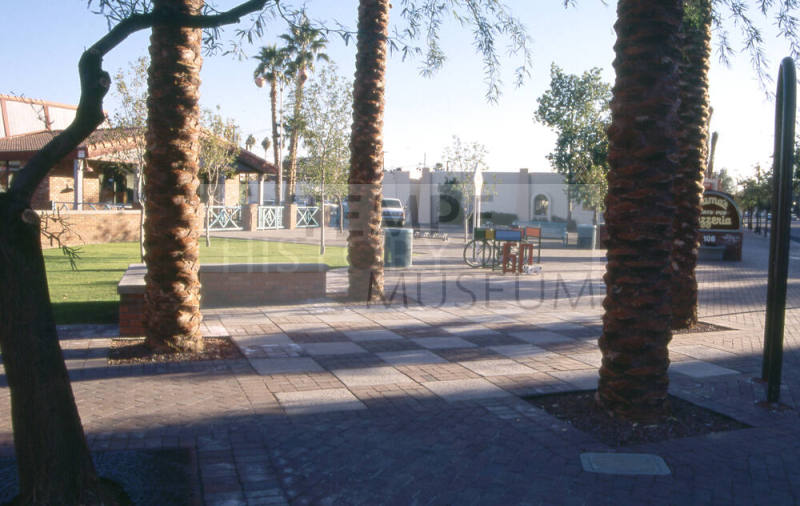 Street Scene of Northeast corner of University Dr. and Myrtle Ave.