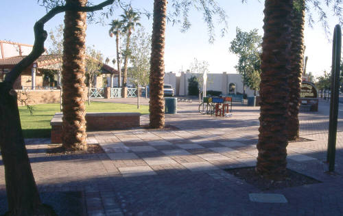 Street Scene of Northeast corner of University Dr. and Myrtle Ave.
