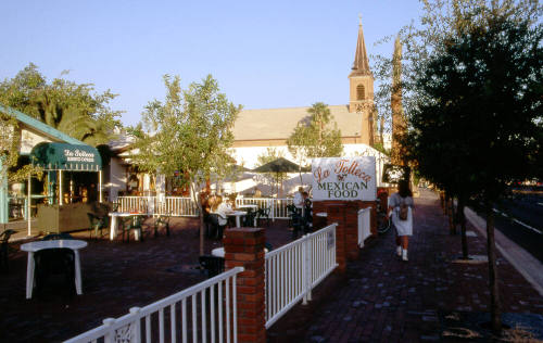 Street Scene, 200 Block E. University Dr.