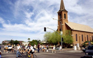 St. Mary's Catholic Church, Corner of University Dr. and College Ave.