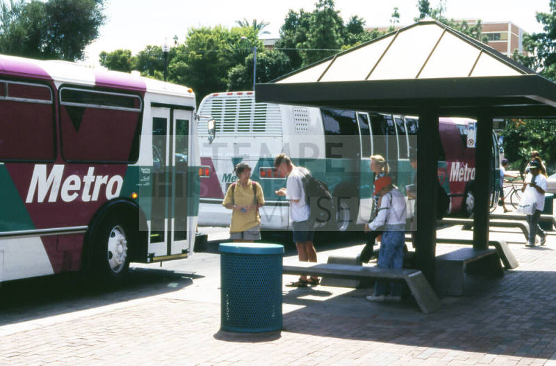 Bus Stop, 200 Block E. University Dr.