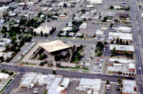 Aerial Photograph of Downtown Tempe, City Hall